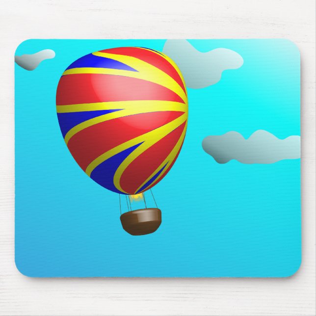 Hot Air Balloon Ride Mouse Pad (Front)