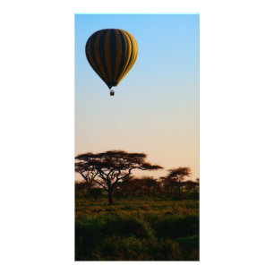 Hot air-balloon safari card