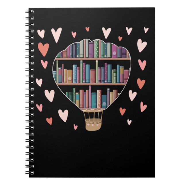 Hot air balloon Shape Book Lover Library (Front)