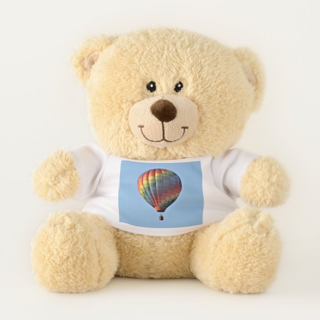 Hot Air Balloon Soaring Teddy Bear (Front)