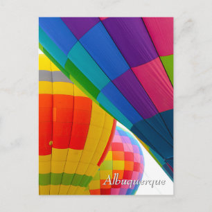 Hot Air Balloon Spectacle close up Postcard