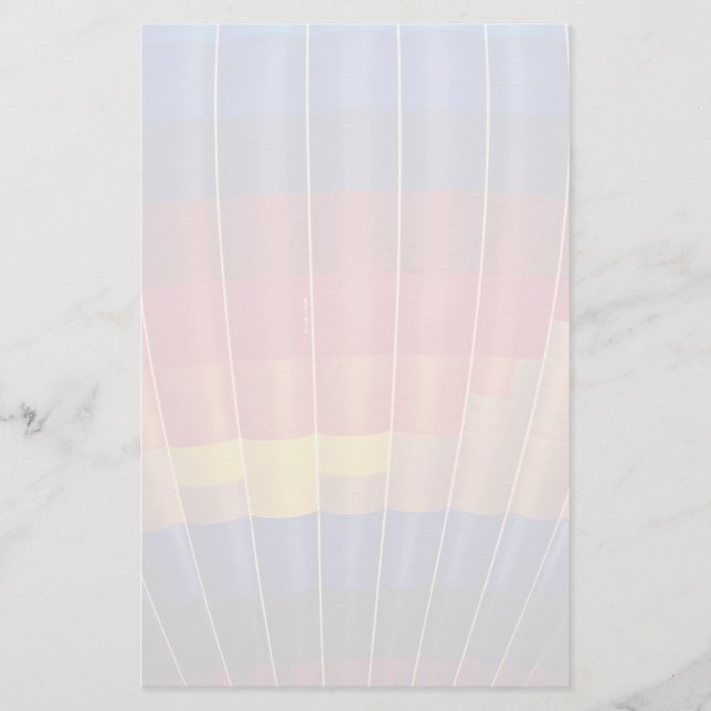 Hot air balloon stationery (Front)