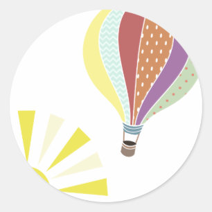 Hot Air Balloon Sticker