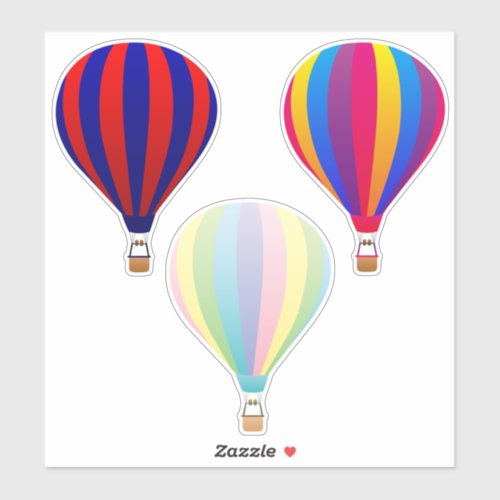 Hot Air Balloon Sticker