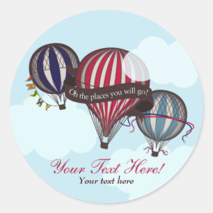 Hot air balloon stickers