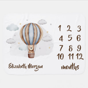 Baby morgan discount blanket pastel balloon