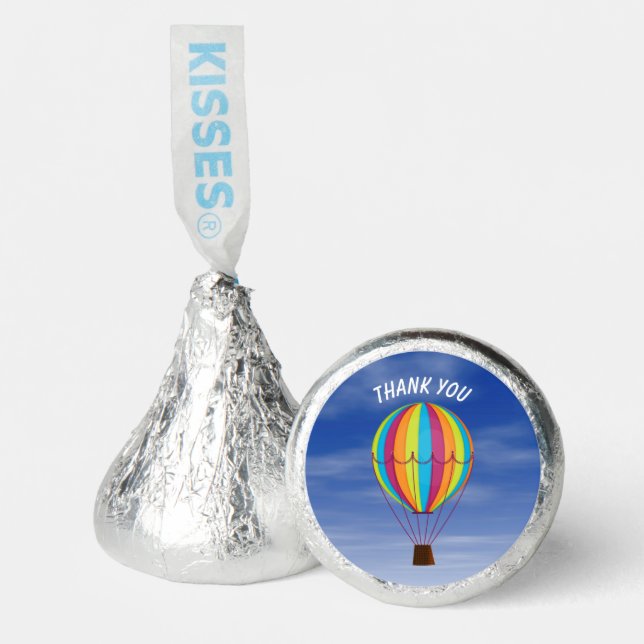 Hot Air Balloon Thank You Hershey®'s Kisses® (Front)
