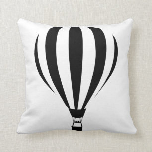 Hot Air Balloon Throw Pillow