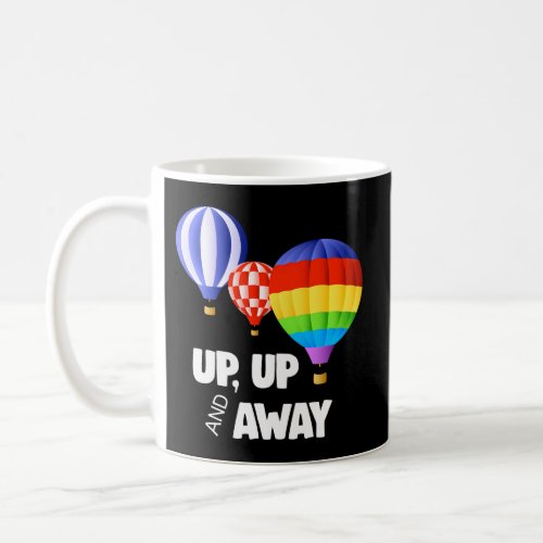 Hot Air Balloon Up Up And Away Coffee Mug