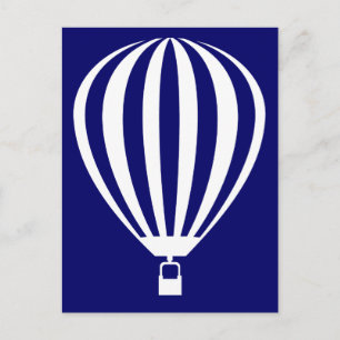 hot air balloon v.2 postcard