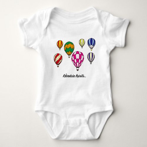 Hot Air Balloon Vest Baby Bodysuit