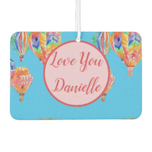 Hot Air Balloon Watercolour Balloons Air Freshener