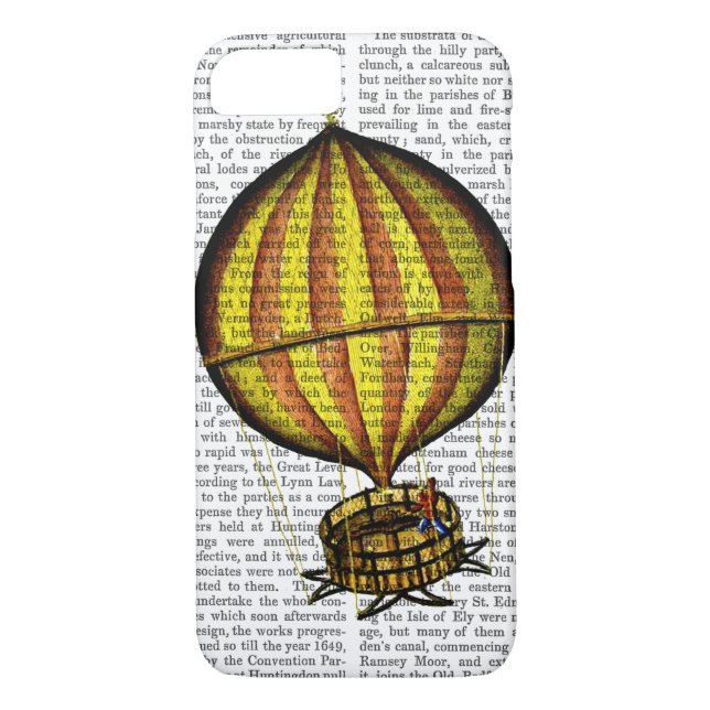 Hot Air Balloon Yellow and Red Case-Mate iPhone Case (Back)