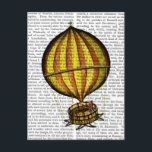 Hot Air Balloon Yellow and Red Postcard<br><div class="desc">Transportation & Travel</div>