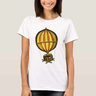 Hot Air Balloon Yellow and Red T-Shirt
