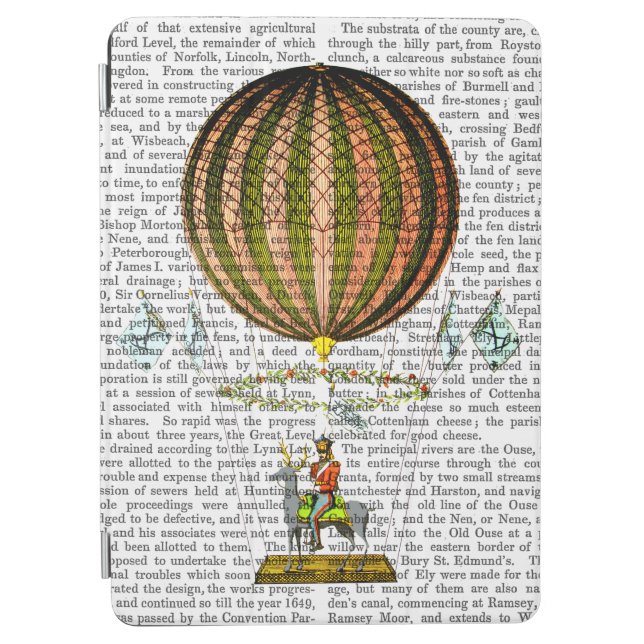 Hot Air Balloon Zephire 2 iPad Air Cover (Front)