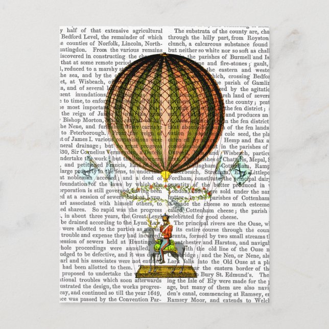 Hot Air Balloon Zephire 2 Postcard (Front)