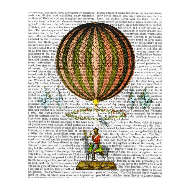 Hot Air Balloon Zephire Acrylic Print (Front)