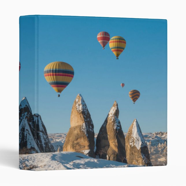 Hot Air Ballooning in Cappadocia 3 Ring Binder (Front/Spine)