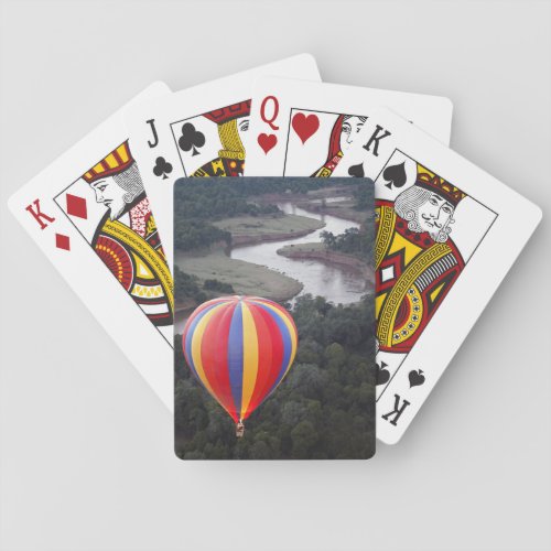 Hot_Air Ballooning over the Mara River Playing Cards