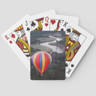 Hot-Air Ballooning over the Mara River Poker Cards