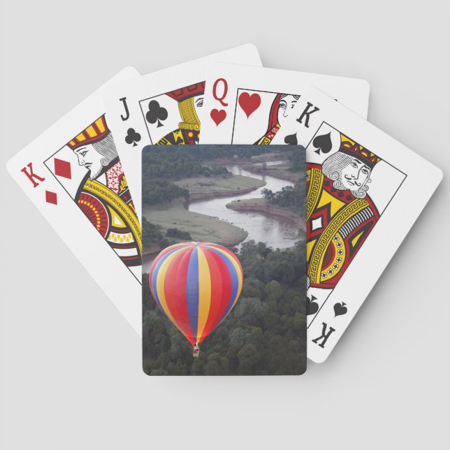 Hot-Air Ballooning over the Mara River Poker Cards (Back)