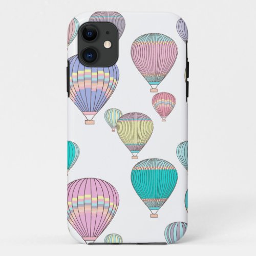 Hot air ballooning view iPhone 11 case