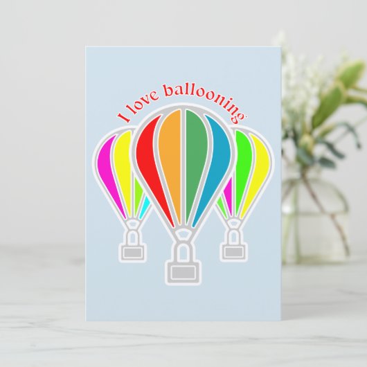 Hot air balloons (Standing Front)