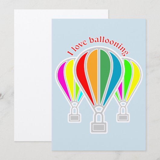 Hot air balloons (Front/Back)