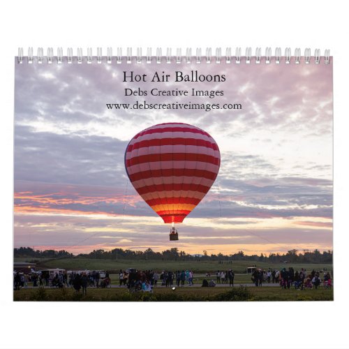 Hot Air Balloons 2025 Calendar