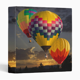 HOT AIR BALLOONS 3 RING BINDER