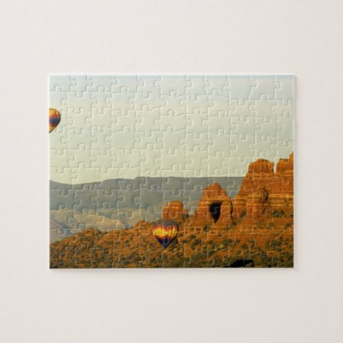 Hot Air Balloons at Sedona Arizona USA Jigsaw Puzzle