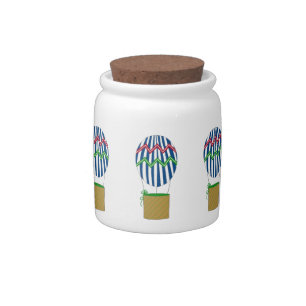 Hot Air Balloons Candy Jar