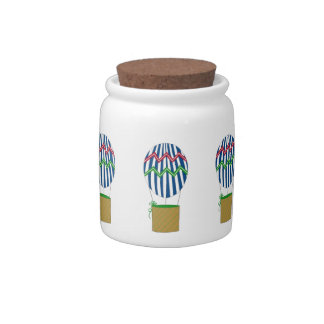 Hot Air Balloons Candy Jar