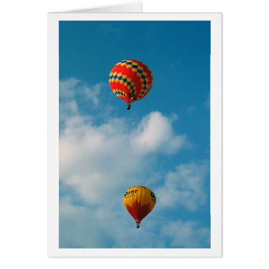 Hot Air Balloons Cards (Front)