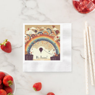 Hot Air Balloons Colorful Napkins