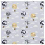 Hot Air Balloons Cotton Fabric Unisex