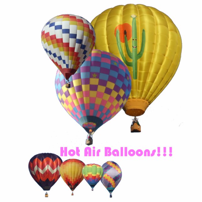 Hot Air Balloons!!! Cutout (Front)