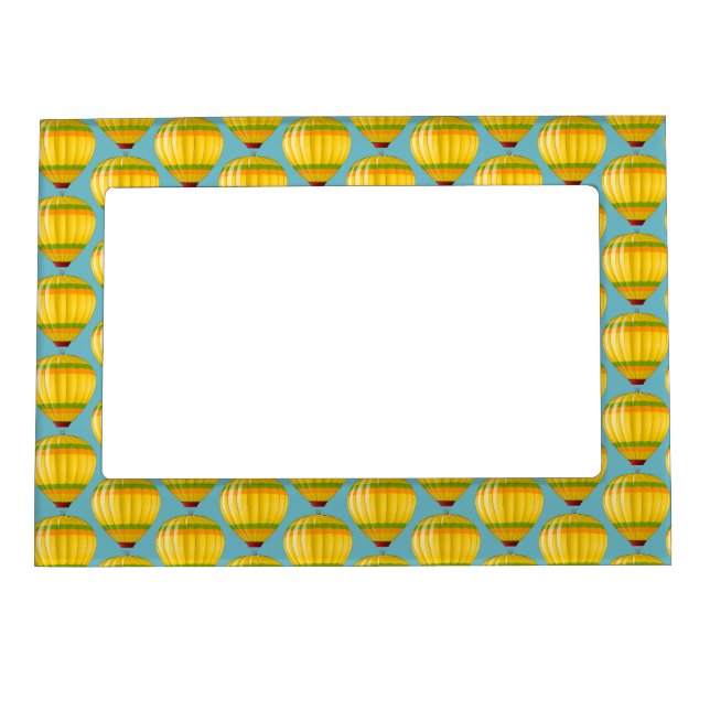 Hot Air Balloons Design Magnetic Photo Frame (Front)
