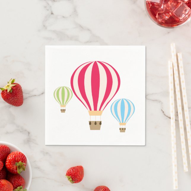 Hot Air Balloons Design Napkins (Insitu)