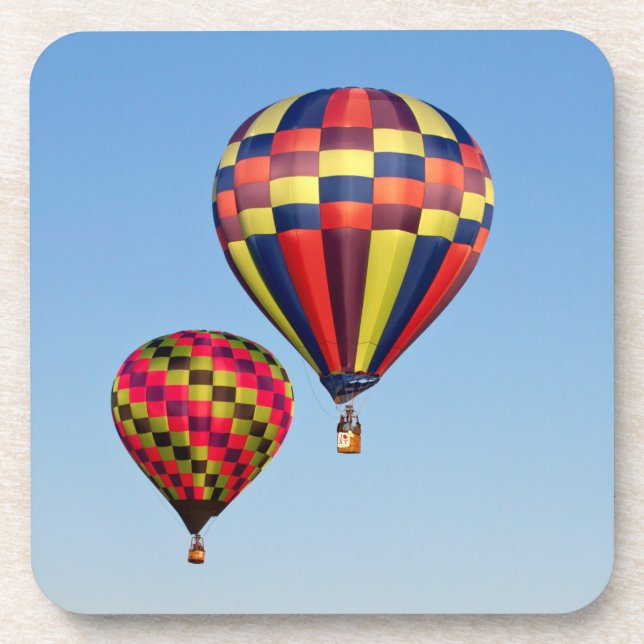 Hot Air Balloons Drink Coaster (Front)