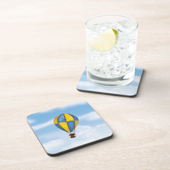 Hot Air Balloons Drink Coaster (Right Side)