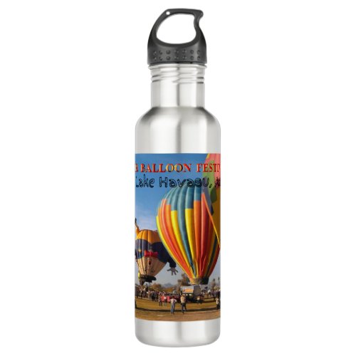 Hot Air Balloons Festival Lake Havasu Stainless Steel Water Bottle