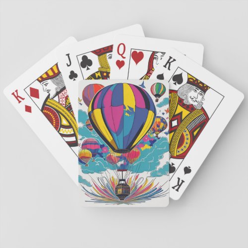 Hot Air Balloons game Playing Cards