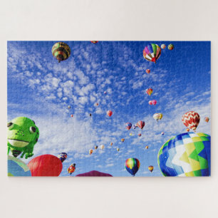 Hot Air Balloons in the Clouds Jigsaw Puzzle