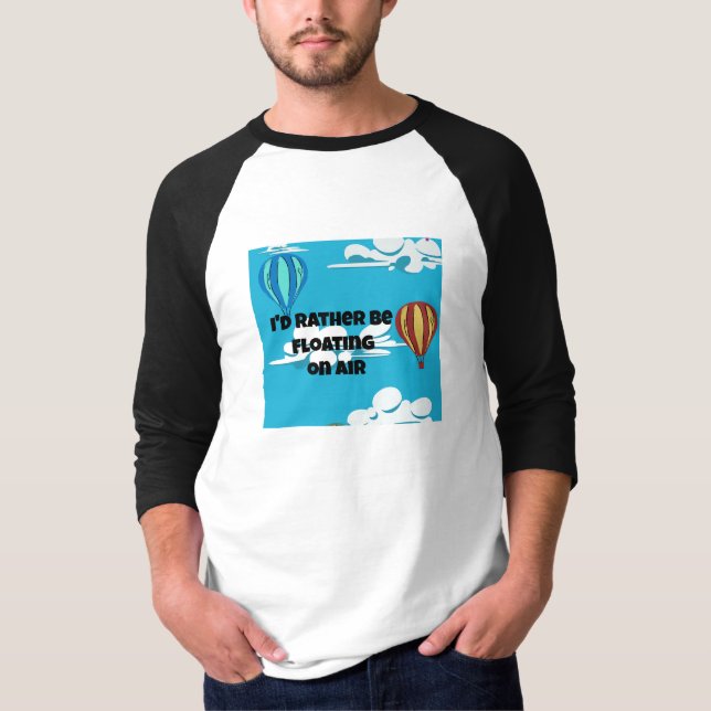 Hot-Air Balloons in the Sky on a T-shirt (Front)