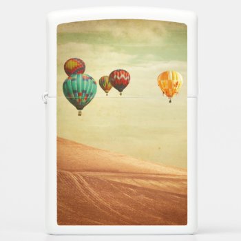 Hot Air Balloons In The Sky Zippo Lighter by wildapple at Zazzle