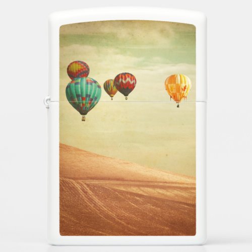 Hot Air Balloons In The Sky Zippo Lighter