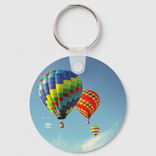 Hot Air Balloons Keychain (Front)
