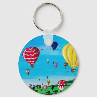 Hot Air Balloons Keychain
